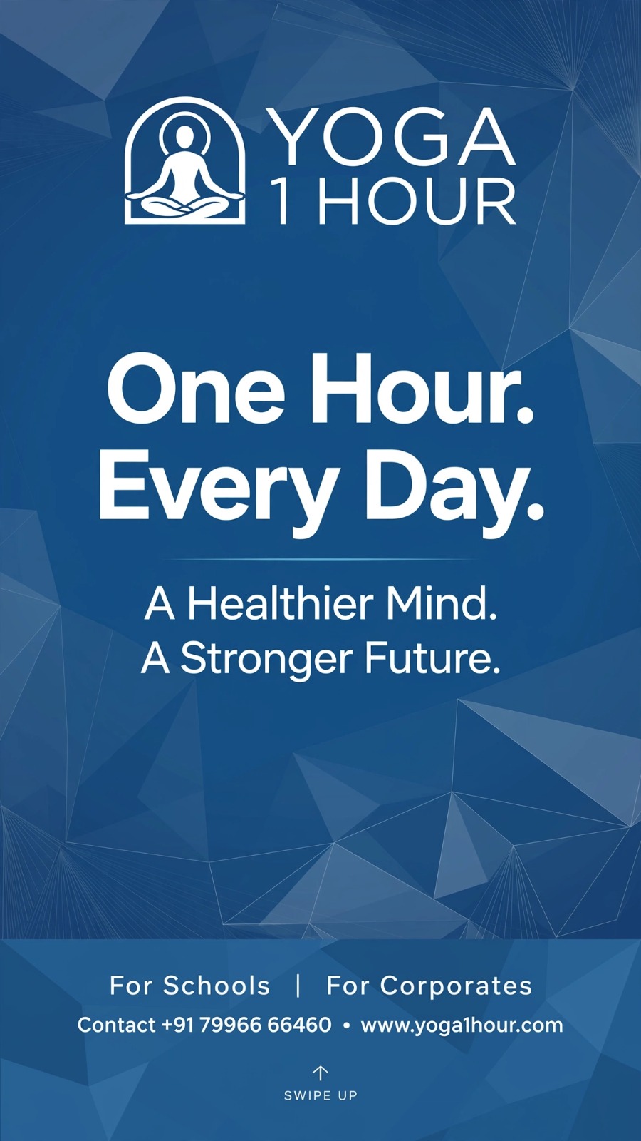 Yoga 1 Hour Corporate Yoga poster